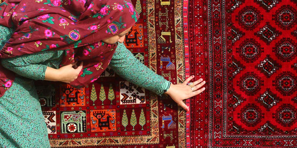 نمایی از صنایع دستی متنوع ترکمن